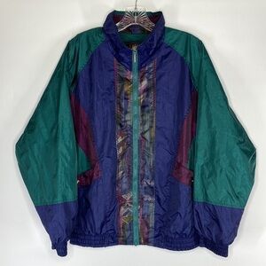 Vintage New York Classics Retro Colorblock Track Jacket 90s Medium